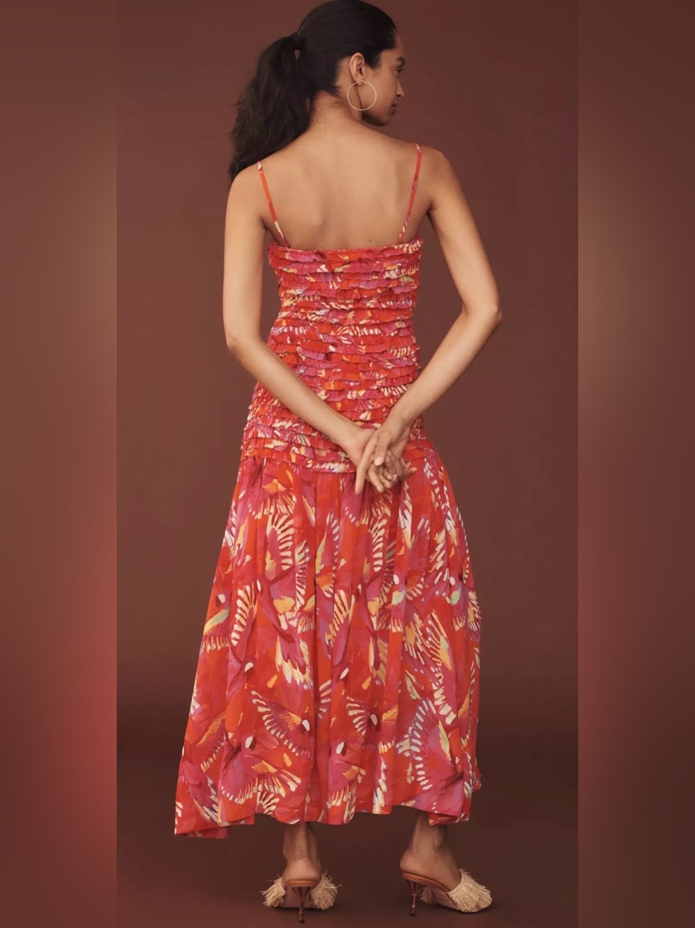 FARM Rio Flying Birds Ruffled Dress - Picture 3 of 6